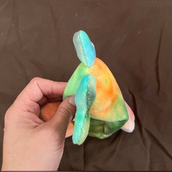 Ty Beanie Babies Multicolor Plush Fish - “Coral” - Picture 5 of 7